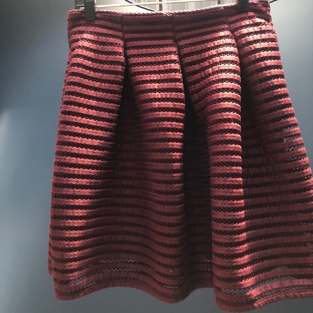 Knee length bubble skirt